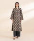 Unstitched Women's Embroidered Lawn Black Shirt Trousers